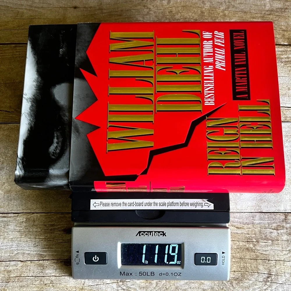 Reign in Hell‎ William Diehl Martin Vail Novel 1st Edition Hardcover 1997